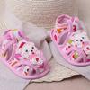 Baby jente gutt myk såle tegneserie anti-skli fritidssko småbarn sandaler