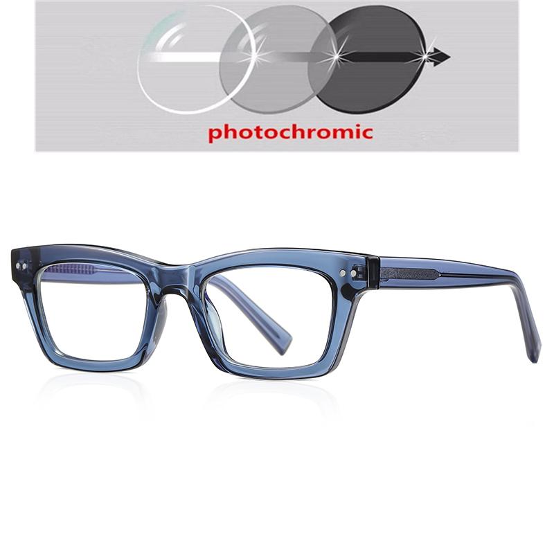 Thick Frame Square Myopia Glasses With Degree Women Men Anti Blue Rays Student Prescription Spectacles 0 -0.5 -0.75 To -6.0