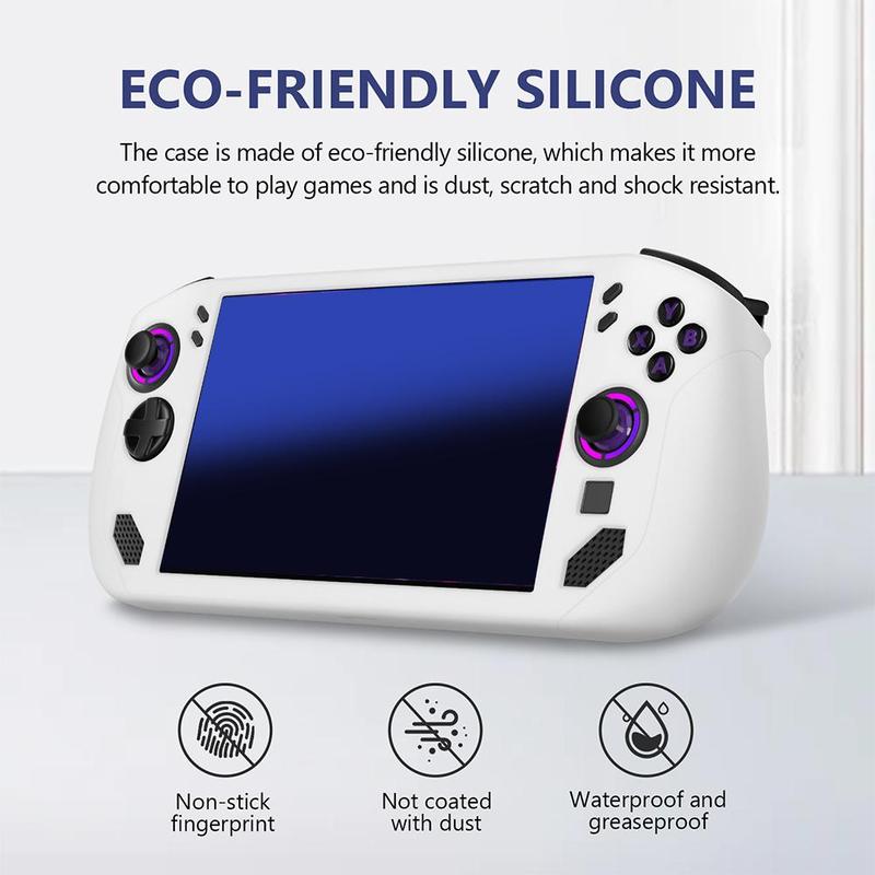 For Legion Go S Soft Silicone Anti-Slip Shockproof Case Handheld Drop-proof Sweat-proof Game Console Protective Cover