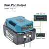 For Makita 18V with USB with Type-C Battery Holder for Makita 18V Battery BL1840 BL1850 BL1860 Charger Adapter Charging