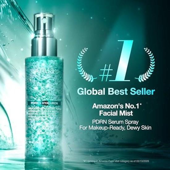 ANUA PDRN Hyaluronic Acid Hydrating Mist 100ml Moisturizing Skincare