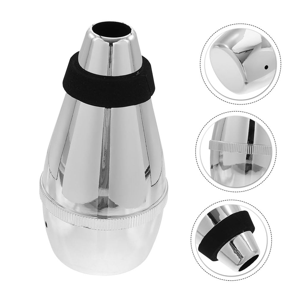 Musical Instrument Silencer Mute Reducer ABS Fully Enclosed Silencer Instrument Mute Brass Instrument Accessories Suitable for Home Practice Musical