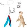 Cat Toys 11pcs Replacement Cat Feather Toy Set Feather Replacement Head Retractable Cat Stick Cat Products