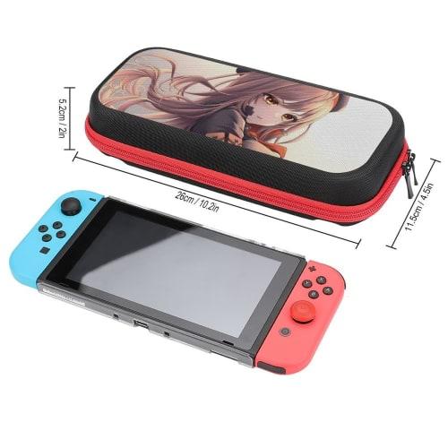 NIKKE Nintendo Switch Case with Goddess of Victory: Game Console Storage Bag, Stain-Resistant, Shock-Resistant, Full Protection, Holds 20 Game Cards,