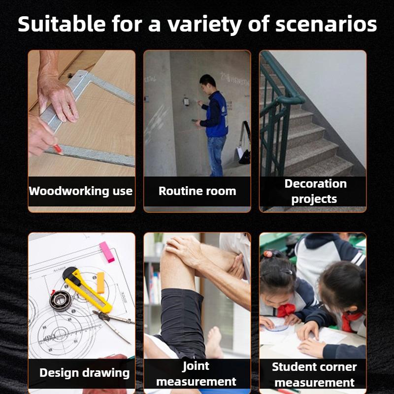 New Digital Angle Finder Protractor Multi-purpose Ruler Protractor Woodworking Construction Angle Ruler Portable Gauging Tools