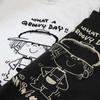 Mizumori Ado Embroidered Long Sleeve T-Shirt Boy Smoke Black Size L