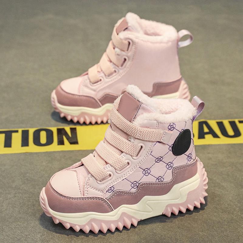 

Детские длинные зимние сапоги 2025 зимние на толстой подошве верхняя одежда легкие хлопковые сапоги спортивные детские сапоги женские сапоги зимняя спортивная обувь 29