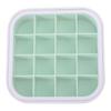 2Pcs 16 Grid Silicone Ice Cube Mold With Lid