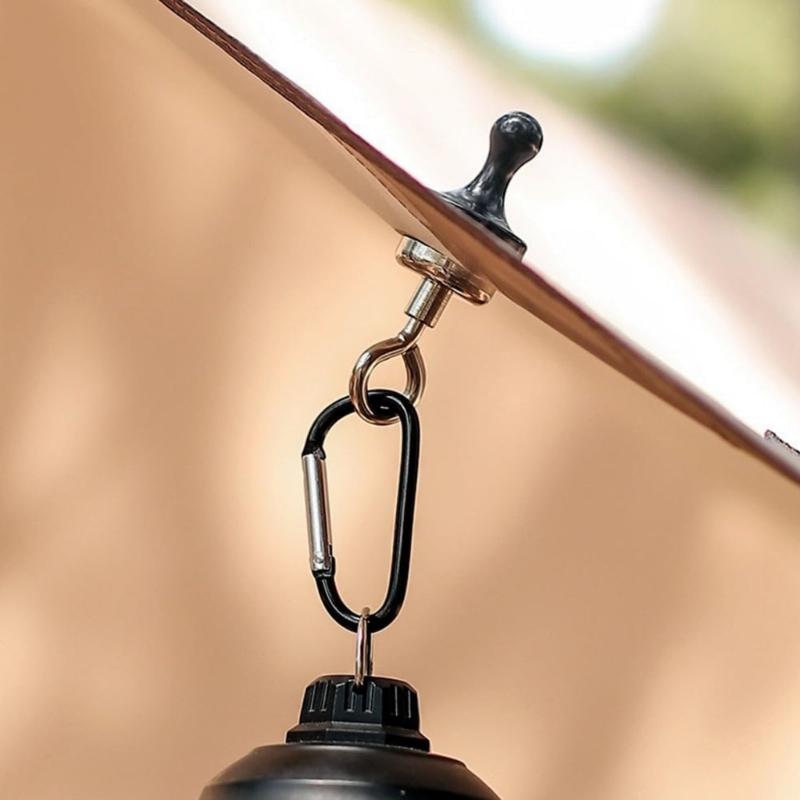 Rare Earths Tent Hook Waterproofed Camping Light Clip Mountaineering Equipment for Skylights Tents