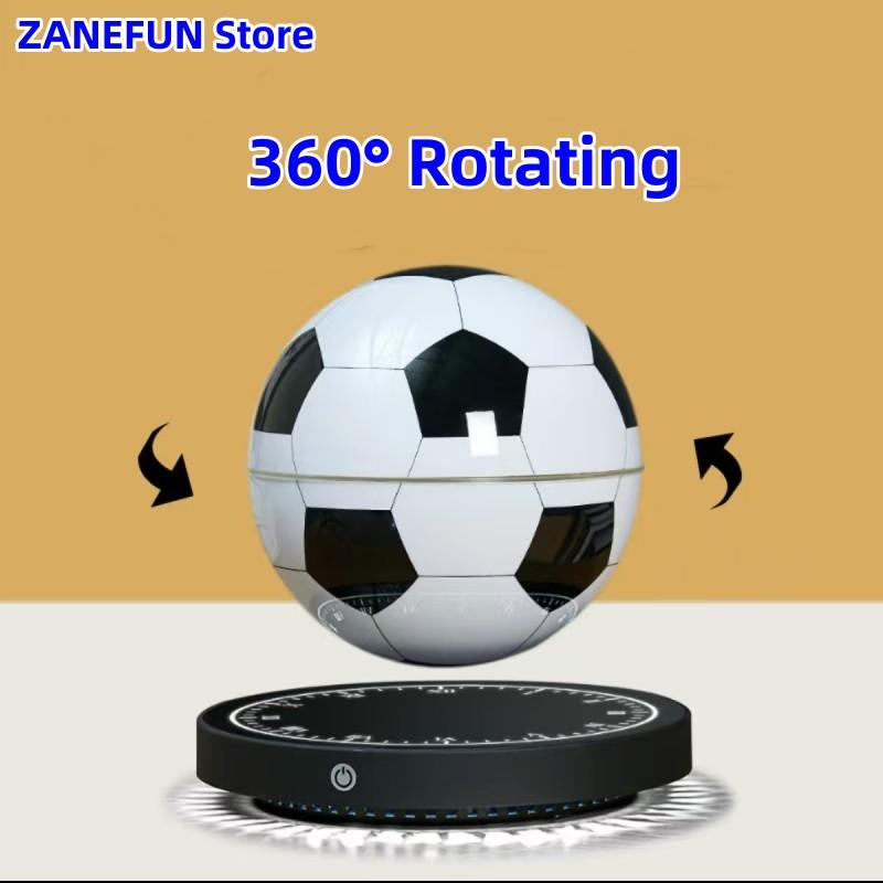 Magnetic Floating Football Globe for Soccer Ball Magnetic Levitating LED Night Light Floating Novelty Night Light Christmas Gift