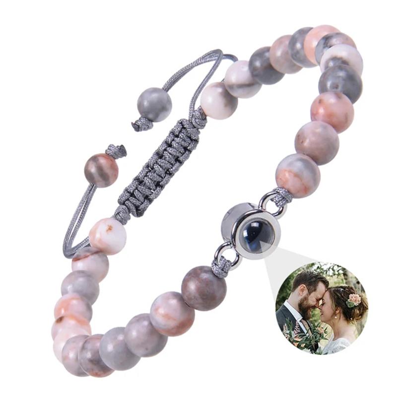 Individuelles Armband mit Bild innen Personalisierte Projektionsarmbänder mit Fotos Armband mit Foto Personalisierte Gedenkgeschenke