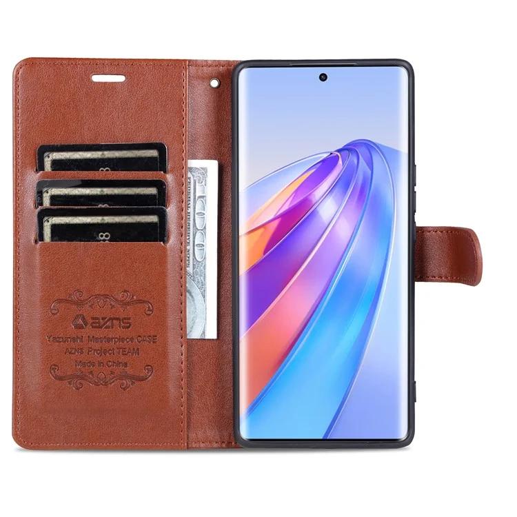 PU Leather Wallet Phone Case for Honor X50 Shockproof Stand Phone Protective Cover