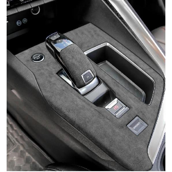 For Peugeot 4008 5008 2017-2023 Alcantara Suede Car Central Gear Knob Cover Shifter Panel Window Lift Frame Interior Accessories