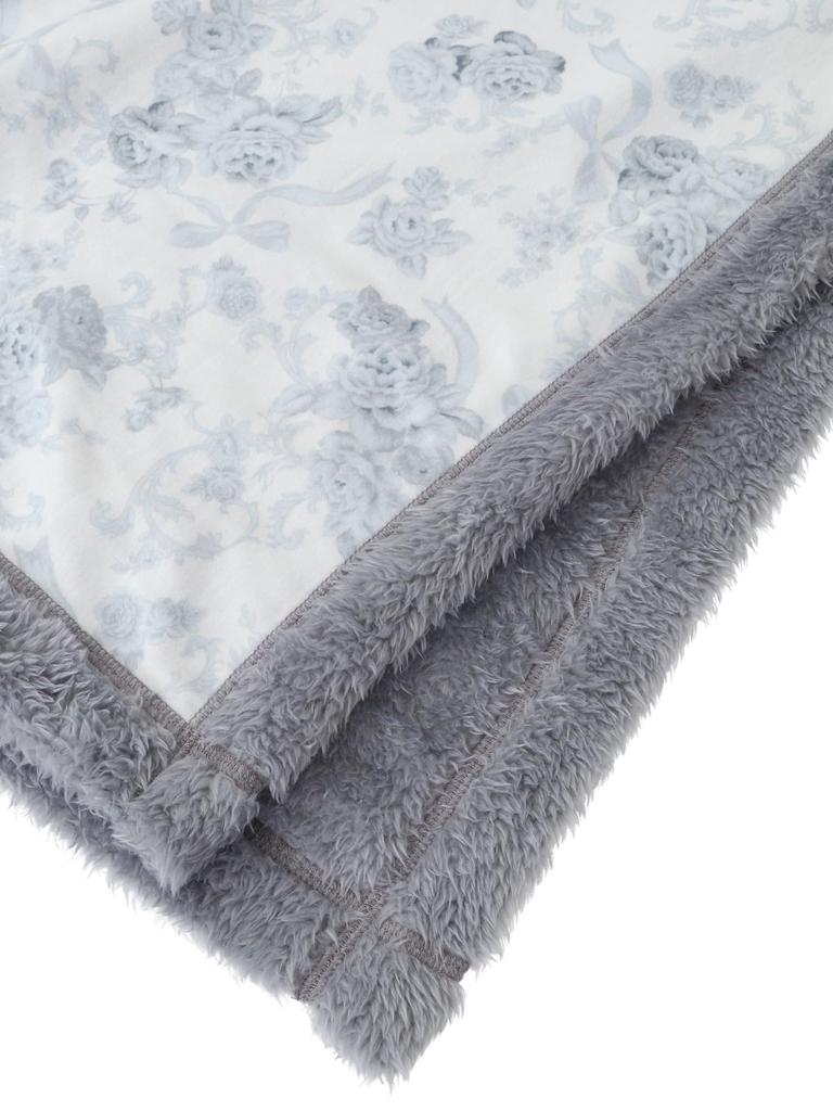 De Apparel Toile De Jouy Blanket for Blue Gray [Maison Fleur] Women,