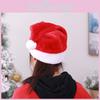 Red Christmas Short Plush Cap Holiday Gathering Celebrations Supplies Decoration