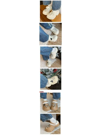 Herren- und Damen-Plüschpantoffeln für den Winter 2024: Fellige, dicksohlige, höhenverstärkende Clogs für den Außenbereich