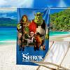 Ultra-weiches Strandtuch mit Shrek-Thema, ideal für Pool - Camping, Tauchen - Perfekter Reisebegleiter, Lebendiges Strandtuch.