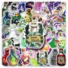 50 Magic Potion Graffiti Stickers - Cartoon Decorative Stickers for Suitcases, Water Bottles & Skateboards