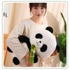 Cute Panda Plush Toy Stuffed Animal Doll Bamboo Shoot Flower Bear Gift For Girls And Kids