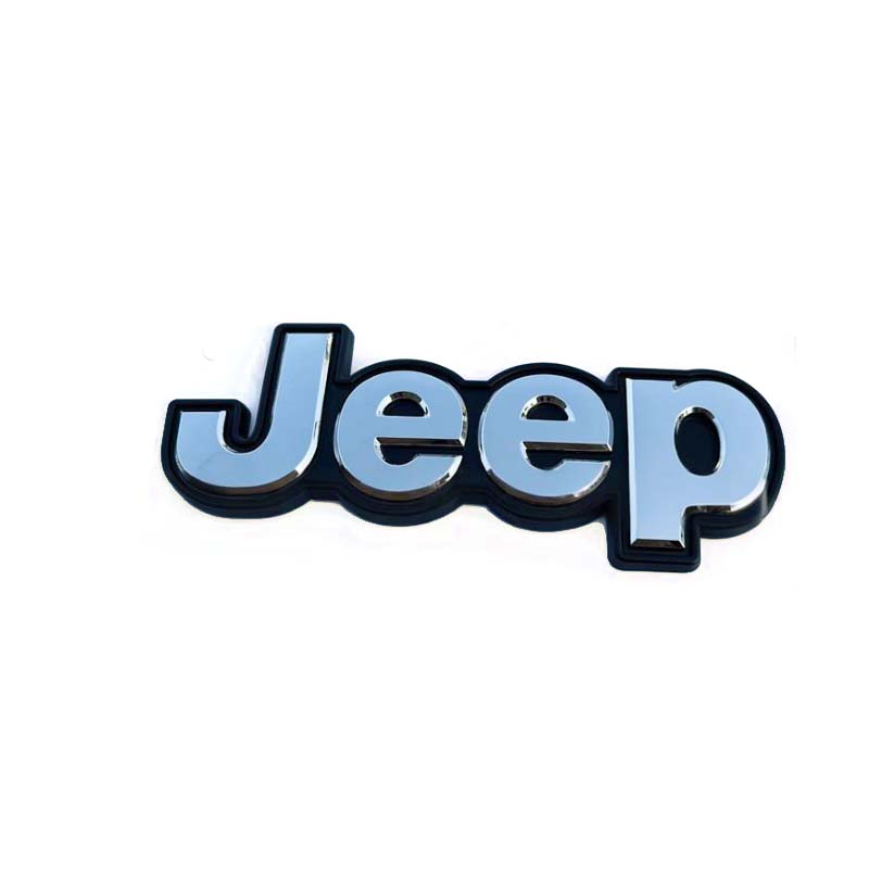 ABS Car Front Grille Emblem for JEEP Grand Cherokee Compass Wrangler Renegade JK JL Patriot Badge Auto Stickers Accessories ALT1