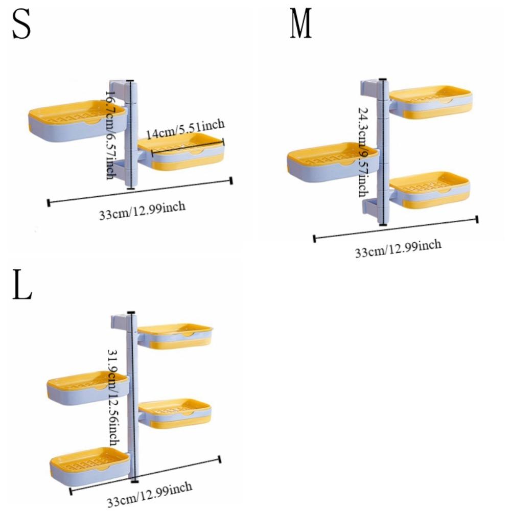 Waterproof Japanese Style Soap Box Plastic Soap Storage Rack Wall Mounted Soap Box  Bathroom