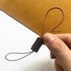 Leather handmade Lanyard String Short Grip Lanyard Mobile Phone Strap for USB Flash Drive Keychain ID Badge Holder DIY Hang Rope