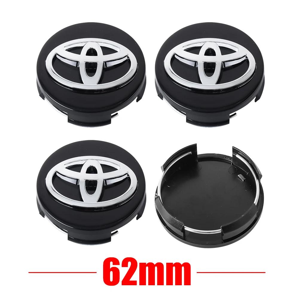 Toyota 2026 Neue Radkappen 56/62mm Auto Radnabenabdeckung Dekoration Abzeichen Auto Radkappen Toyota C-hr Rav4 Mira Auto Aufkleber