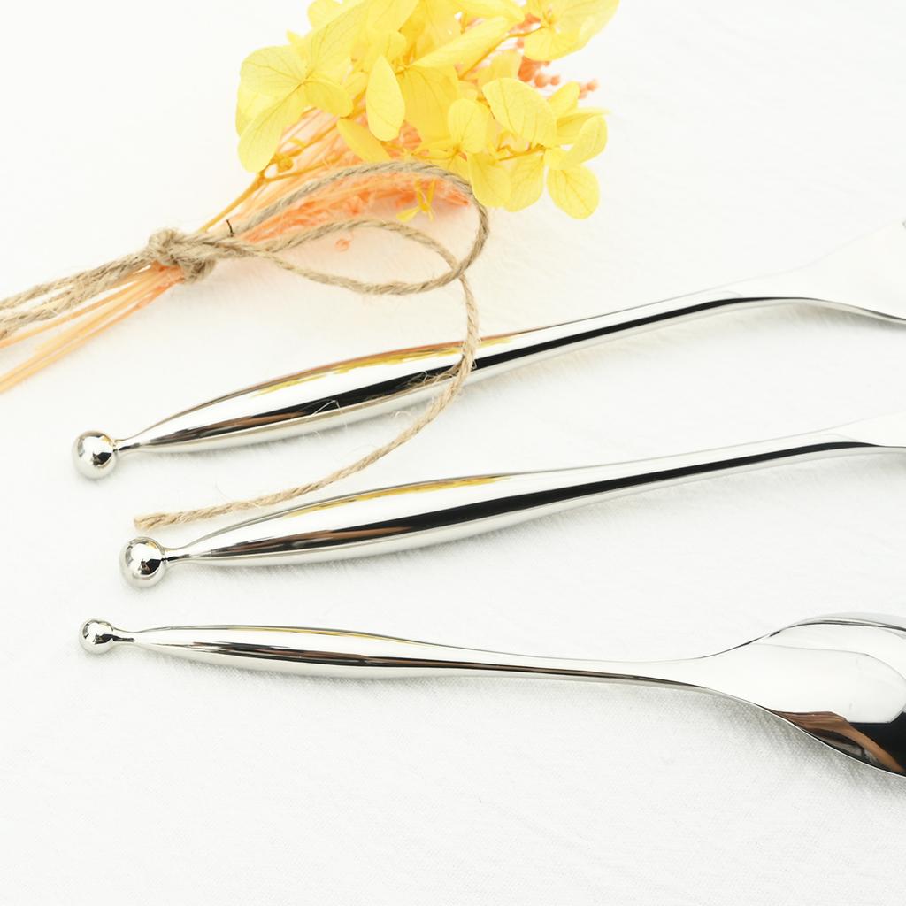 16ks Nůž Vidlička Kávová lžička Sada příborů 18/10 Nerezové nádobí Vysoce kvalitní sada jídelního nádobí Kuchyňské příbory Příbory