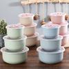 Kitchen Fresh-Keeping Bowl With Lid Dry Food Fruits And Vegetables Sealed Storage Box Portable Office Worker Lunch Box