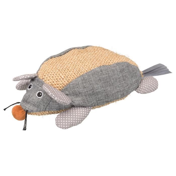 TRIXIE Souris - Sisal Et Tissu - 30 Cm - Gris Naturel - Pour Chat