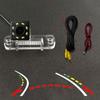 Wireless Car CCD Rear Camera Fisheye 4 8 12 Led Dynamic For Benz SLK Class R171 R350 R500 ML350 W203 W211 B200 A160 W219