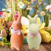 Coniglietti di Pasqua Decorazione in Morbido Floccato Coniglietti Adorabili Regalo di Compleanno o per le Feste per la Casa