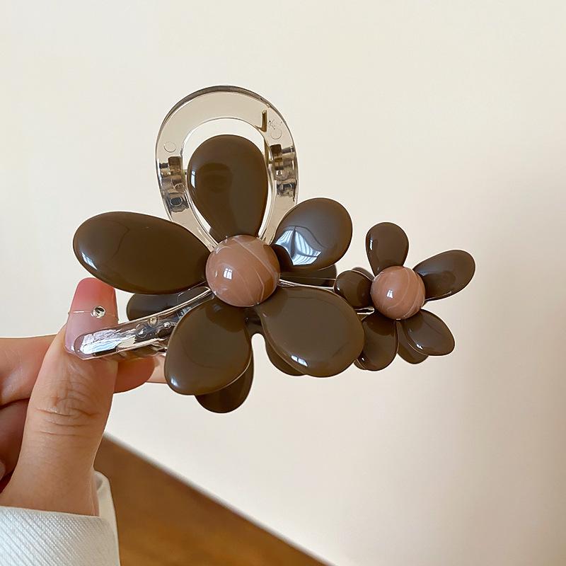 Holiday wind egg flower other side flower grab clip sweet girl bangs side hairpin bohemian hair accessories