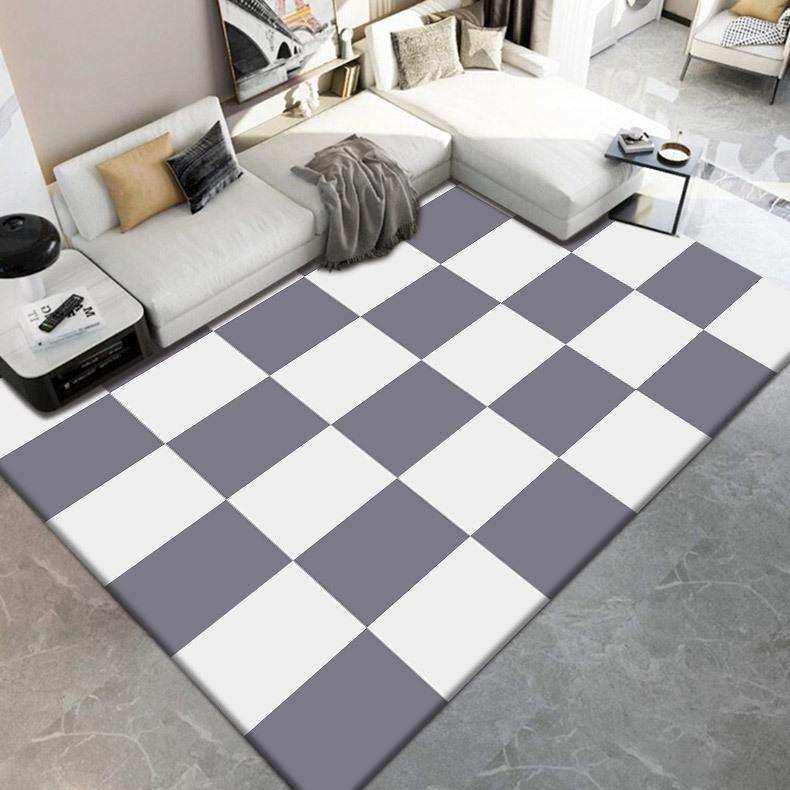 Carpet Living Room Bedroom, Bedside Carpet Autumn and Winter Simple Room Floor Mat Easy To Maintain