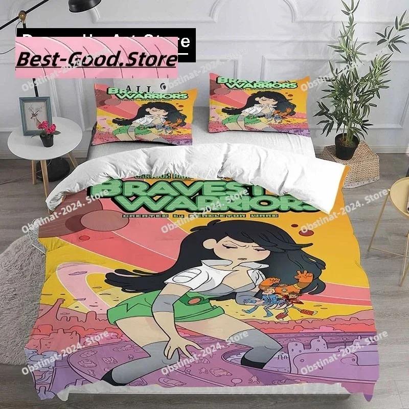 Neues Bravest Warriors Spiel Bettwäsche-Set Bettbezug Kissenbezug Bettwäsche Set Erwachsener Junge Mädchen Schlafzimmer Dekoration Kinder Geschenk Einzel Doppel Groß