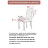 1/2/4/6Pc Stretch Polar Fleece Jacquard Chair Covers - Geometric Pattern, Easy Install For Home & El