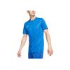 Solid Color Simple Print Small Logo Quick-Dry Round Neck Short Sleeve T-Shirt Men Tops Royal-Blue HF0524-463