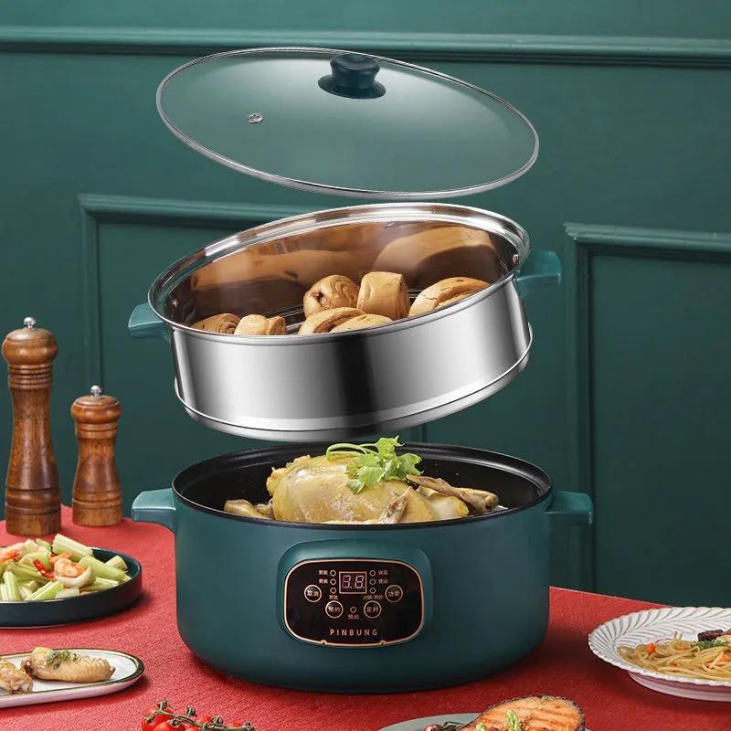 Oală electrică Oală multifuncțională de uz casnic pentru gătit orez Oală electrică Oală electrică mică Timp de întâlnire