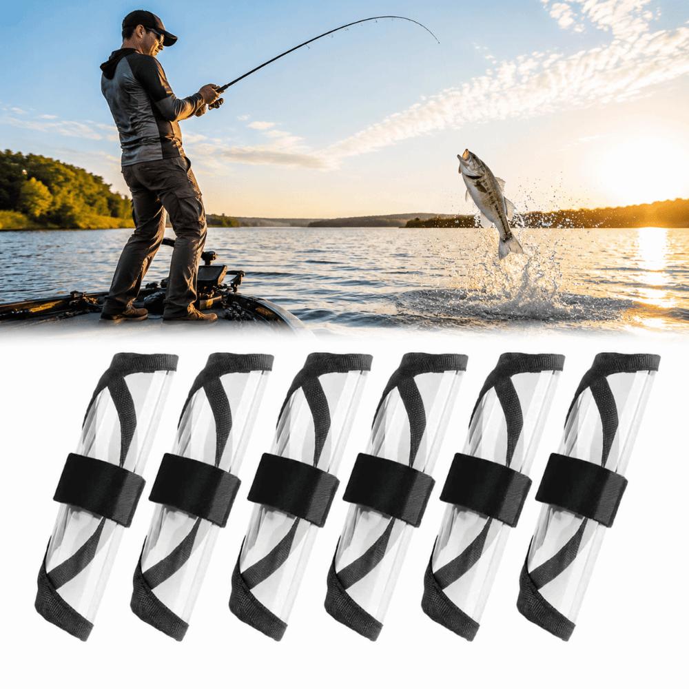 6PCS 37*20cm Fishing Lure Covers 28*15cm Fishing Hook Covers Lure Guard Protector Bait Storage