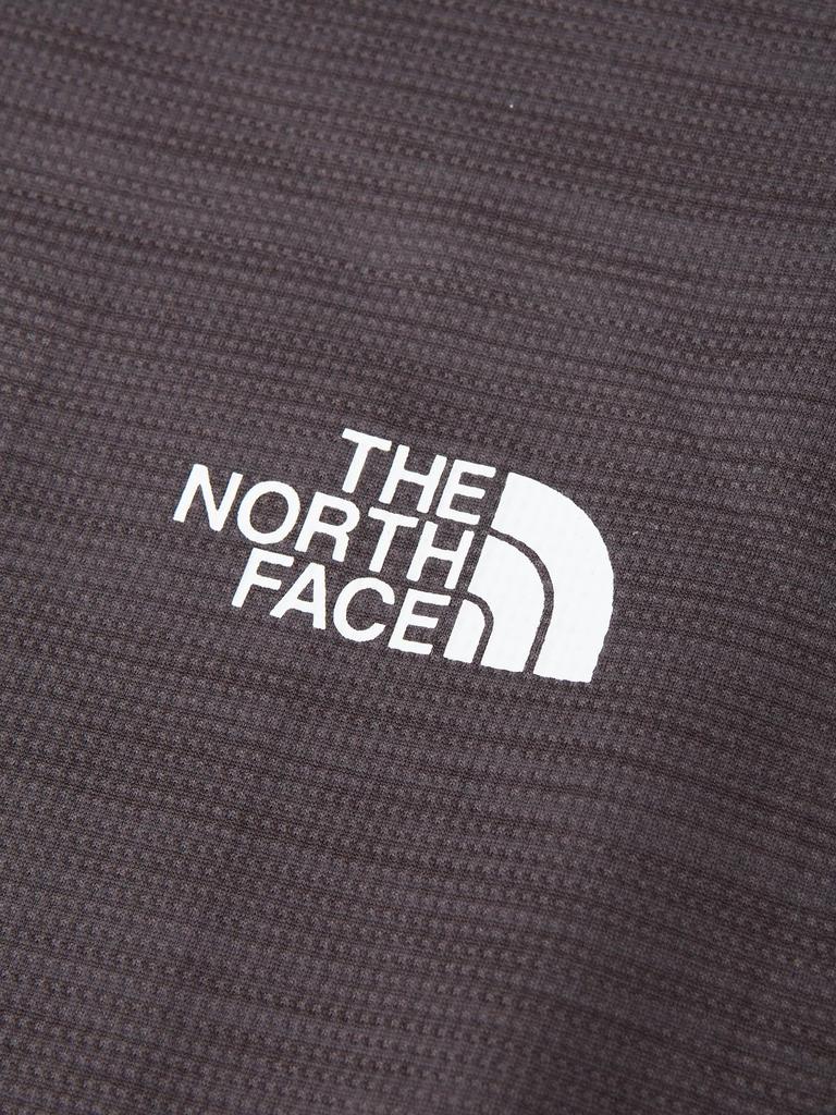 The North Face Long Sleeve FLASHDRY 3D Zip Yam Size L T-Shirt, L/S, Up, Orange,