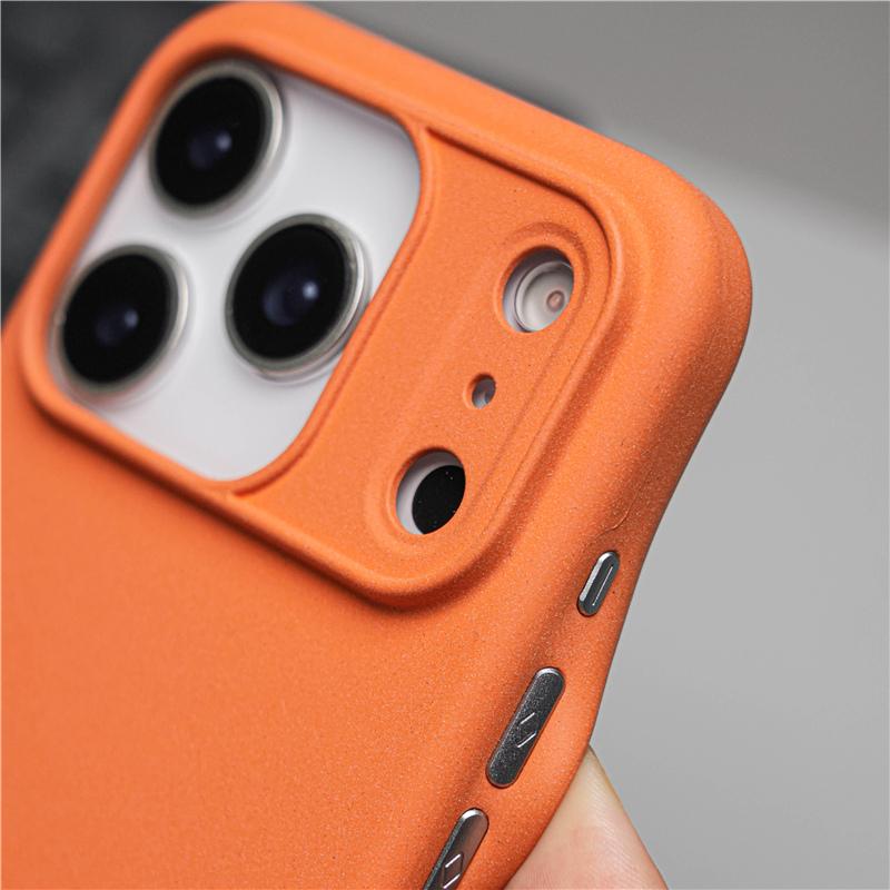 Frosted Solid Color for Magsafe Case For iPhone 17Pro 17 17Pro Max Touch Camera Button Magnetic Soft Silicone Back Cover