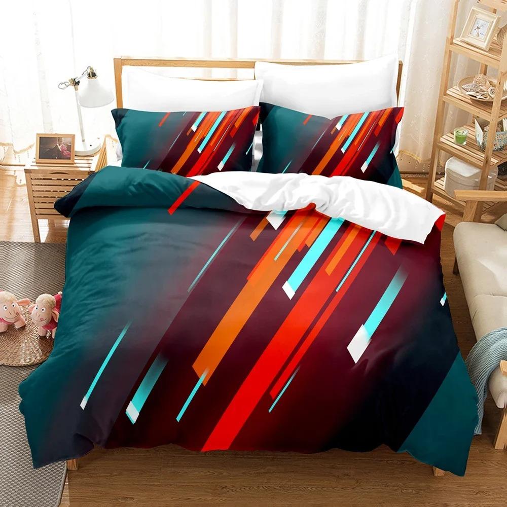 

Comfortable Stylish Pattern Duvet Cover Set With Duvet Cover And Pillowcases Twin Full Queen King Sizes For Boys Girls And Kids 70x133cm 2pcs