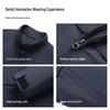 SHANSHAN Men's Windproof Stand Collar Business Casual Jacket