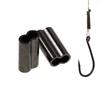 0.5mm 0.6mm 0.7mm Double Oval Fishing Line Crimping Tube Wire Crimp Connector Carbon Tube Fishing Crimp Sleeves Accessories