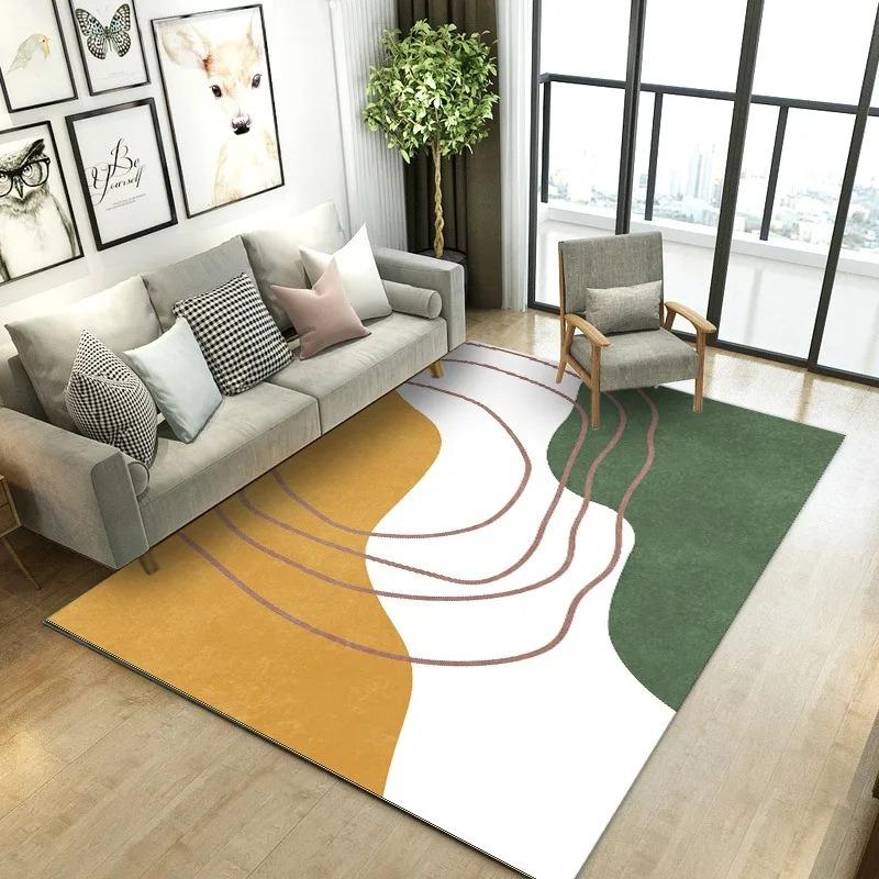 Creative Geometric Style Pattern Bedroom Floor Mats Decoration Home Living Room Floor Mats