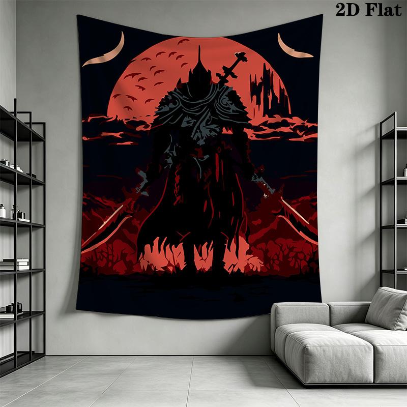 Dark Souls Pattern Home Decor Tapestry, Wall Hanging, Decorative RV Wall Cloth.SGT0917217
