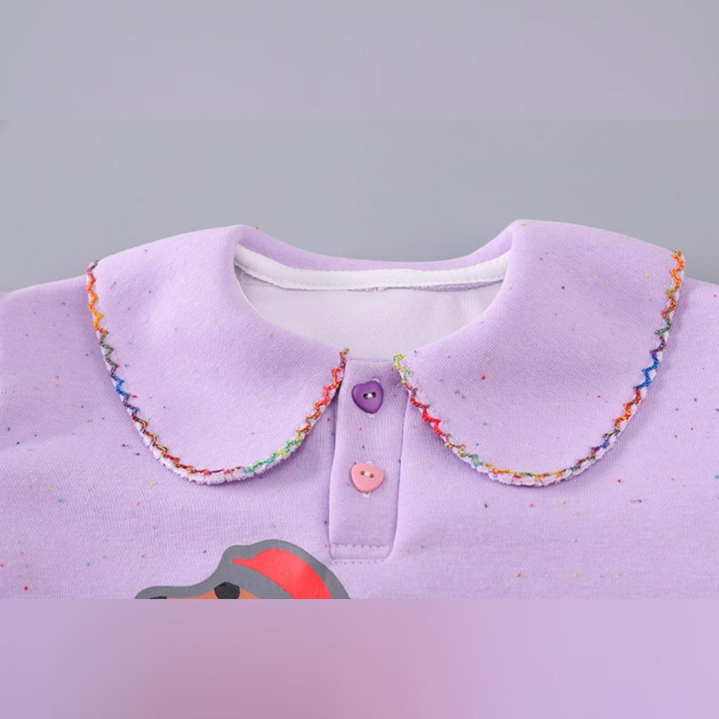 Kids Casual Long-Sleeve Set, Comfortable Daily Wear Outfits