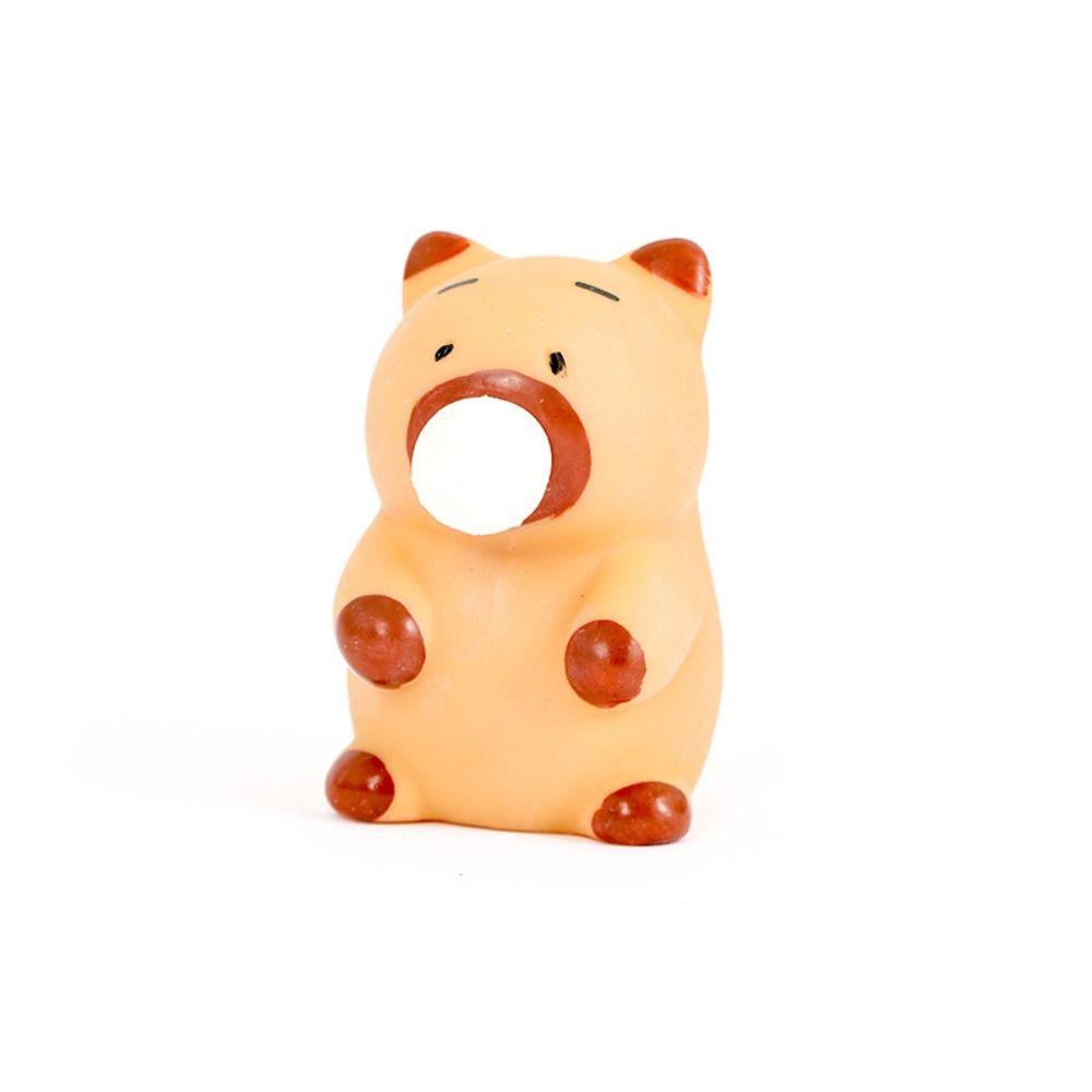 Vinyl Squeeze Sensory Toys Pinch Kneading Cartoon Capybara Knead Toy Children Toys