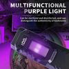 EDC Rechargeable LED Flashlight Type-C Charging Super Bright Tactical Flashlight COB Work Light Portable Multifunctional Flashlight Waterproof
