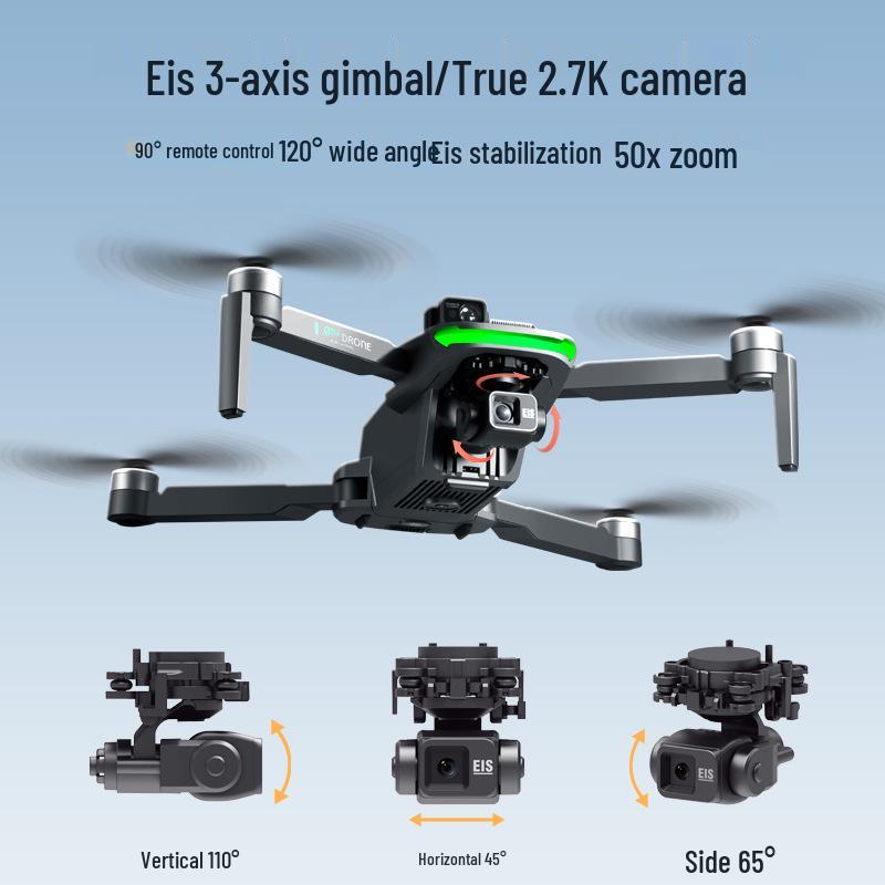 S155 Drone: GPS, HD Aerial Photography, 5G Image Transmission, 360° Obstacle Avoidance, 3-Axis Gimbal Remote Control Aircraft.